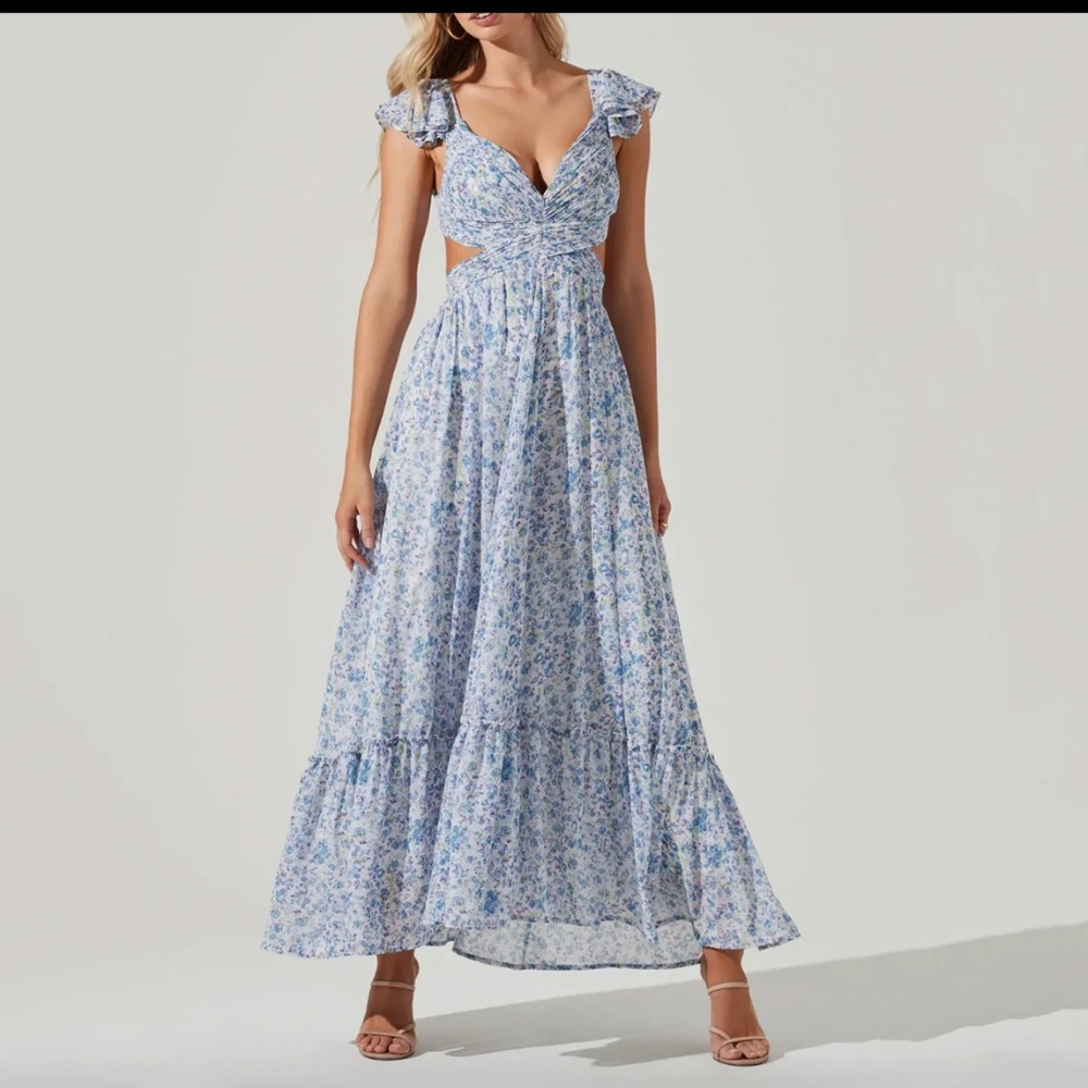 ASTR PRIMROSE MIDI DRESS